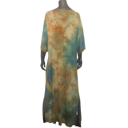 Tie Dye V-Neck Caftan Dress - Adele
Feel Zenful in our relaxed, loose fitting, Hand Tie-Dyed Caftan V-neck Dress. Each garment is adorned with an unique, inspirational sentiment. Our exclusive fabric is made from the softest Rayon/Spandex material. One of a kind, rectangle shape, exclusive, handmade, Rayon/Spandex Care:: Hand Wash Cold
Tie Dye V-Neck Caftan Dress - Adele
Feel Zenful in our relaxed, loose fitting, Hand Tie-Dyed V-neck Caftan Dress adorned with inspirational sentiment. Our fabric is made from