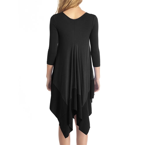 Handkerchief Long Sleeve Dress Handkerchief Long Sleeve Dress