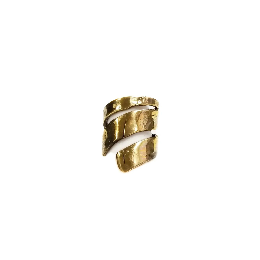 Antique Bronze Wrap Adjustable Ring
