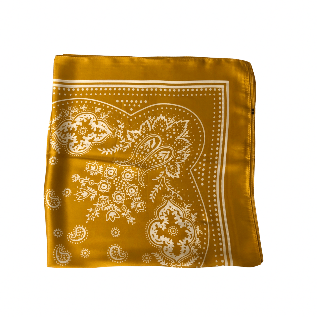 Paisley Necktie Poly Silk Scarf - Mustard
These super soft necktie scarves come in an assortment of colors and if I were you I would pick up 2 or 3. of them. They will not disappoint. 100% Poly Silk SIZE & FIT 27" x 27"
Paisley Necktie Poly Silk Scarf - Mustard
These super soft necktie scarves come in an assortment of colors and if I were you I would pick up 2 or 3. of them. They will not disappoint. 100% Poly Silk SIZE & FIT 27" x 27"


$9.99
$9.99
$9.99
gold scarf, mustard bandana scarf, mustard paisley s