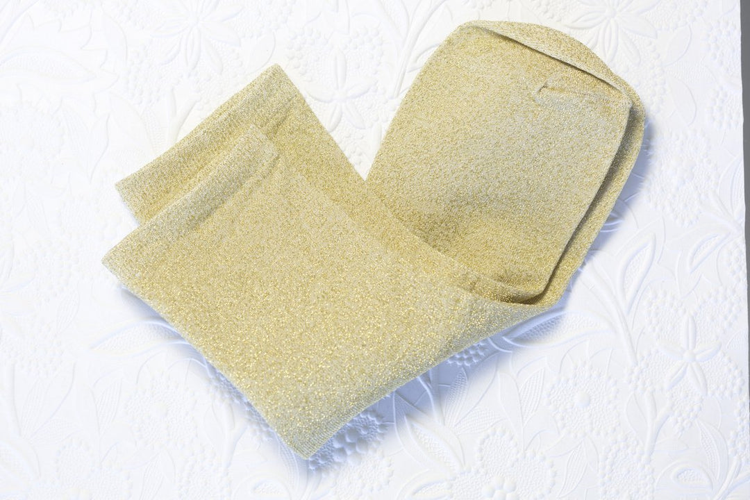 BEST DEAL Golden Shimmer Stretch Knit Legging for Girls & Women's