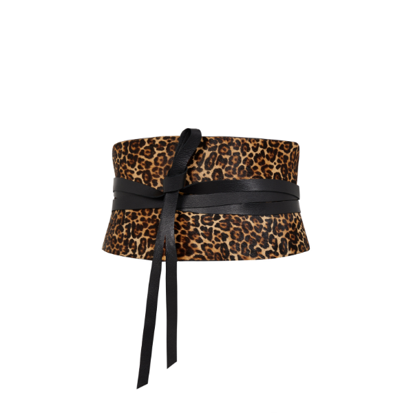 Corset Belt - Leopard
PRITCH London's first ever created obi corset belt in classic black. This Japanese inspired wrap around tie belt with seam detailing has the label's signature aesthetic. Designed to shape and define your waist, this sculpting leather piece is made of two leather panels that form a feminine yet strong silhouette. The belt is finished off with two long straps that can be tied around in many different ways, so every time you get a newer version of the knot. Instantly update any outfit wit
