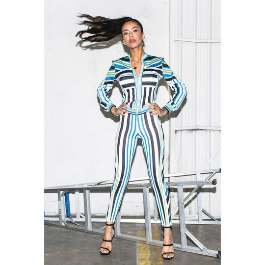 Vintage Stripe Track Suit - Cream
Lounge in style in this stretch fabric set. The Vintage Stripe Set features a zip up jacket with contrast cuffs and matching leggings. Wear this set with Chucks, Vans or your favorite heels. Zip Up jacket with matching legging Self: 91% polyester, 9% spandex Hand wash
Vintage Stripe Track Suit - Cream
Lounge in style in this stretch fabric set. Vintage Set features a zip up jacket & legging with cuffs. Wear this set with Chucks, Vans or your favorite heels.
JJ2056

$59.99
$