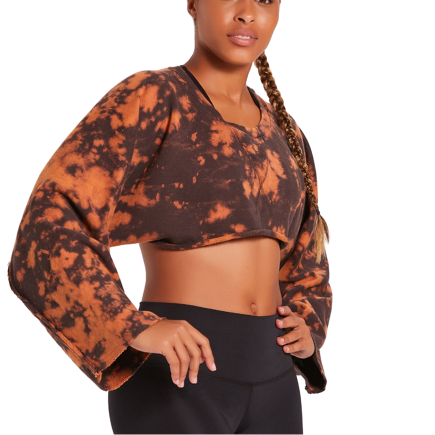 Crop Kimono Sweatshirt - Later Gator
Tie-dye is back and staying forever. This oversized, cropped pullover delivers a versatile and oversized yet relaxed look. Pair this with just about anything and wear it just about anywhere. 100% Cotton Tie-Dyed French Terry Machine Wash Cold Raw Edge Hem Oversized Fit Wide Sleeve Colors may vary
Crop Kimono Sweatshirt - Later Gator
Later Gator Tie-dye is back and staying forever. This oversized, cropped pullover delivers a versatile and oversized yet relaxed look.


$72
