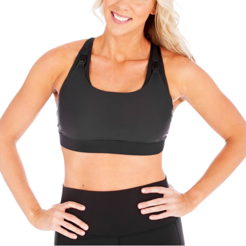 Athena 2.0 Nursing Sports Bra - High Impact
The Athena 2.0 now has a more firm fit fabric to allow for the utmost support, smooth transition from adjustable straps to fabric over the shoulders to allow for the most comfortable fit as well as we added a convertible back! Wear the adjustable straps criss crossed or keep them vertical for an everyday bra.The Athena 2.0 Nursing Sports Bra was designed for mid-high support and coverage. Mid-High Impact Support Extra coverage on top and sides Remove-able cups (or