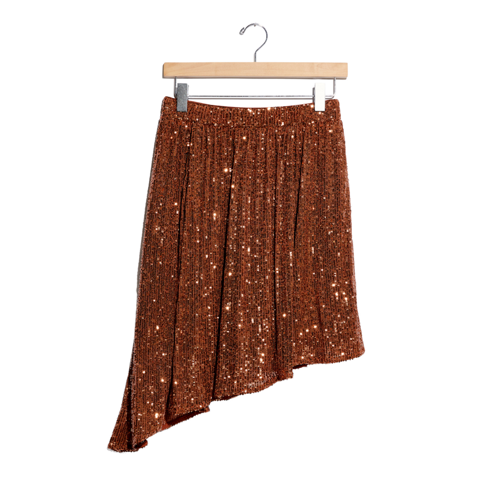 Last Dance Sequin Asymmetrical Hem Skirt
Add a touch of sparkle to any look with this effortless, sequin-adorned mini skirt featured in a high-rise, asymmetrical design for added dimension. Fully lined Pleating throughout Asymmetrical bottom hem Care/Import Hand Wash Cold Import Measurement for size small Waist: 29.5 in Length: 27.75 in Fabric content: 92% Nylon Lining: 100% Polyester 8% Elastane
Last Dance Sequin Asymmetrical Hem Skirt
Add a touch of sparkle to any look with this effortless, sequin-adorned