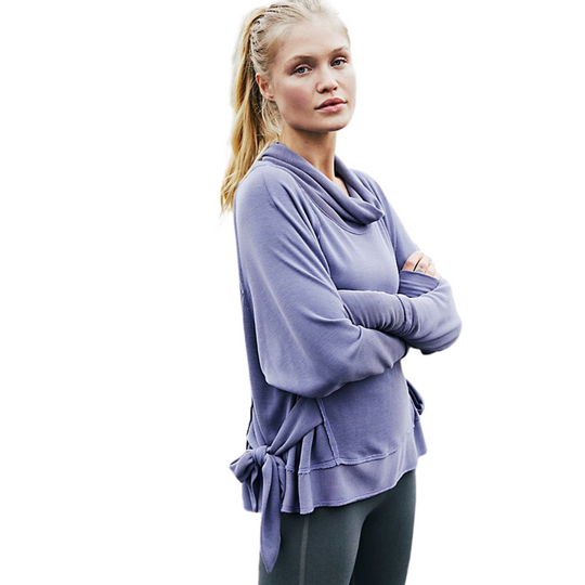 Sweet Flow Free People Pullover
So soft cowl neck pullover featuring dolman sleeves and knotted details at the sides. Raw hems Oversized silhouette FP Movement A destination for the life well-lived, Free People Movement offers performance-ready activewear, practice-perfect styles and beyond-the-gym staples. We believe in the power of community, in supporting and lifting each other up and always #movingtogether. Care/Import Machine Wash Cold Import Measurements for size small Bust: 48.5 in Length: 22.5 in Sl