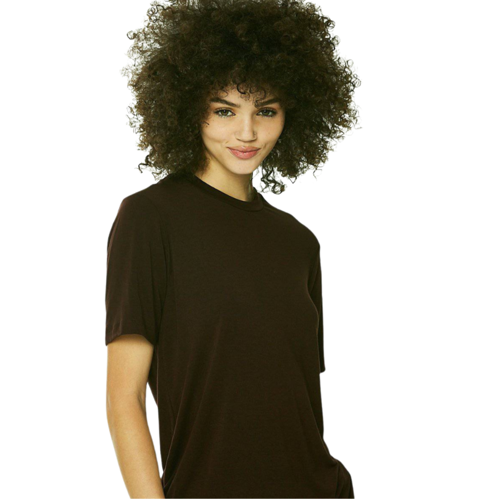 Eco Modal Tee Shirt - Chocolate
100% Micro Modal Breathable, Butta Soft. This tee shirt is great worn alone or as a layering The T-shirt everybody wants! Great layering Made in the USA
Eco Modal Tee Shirt - Chocolate
100% Micro Modal Breathable, Butta Soft. This tee shirt is great worn alone or as a layering The T-shirt everybody wants! Great layering Made in the USA
042020210002

$19.99
$19.99
$19.99
activewear tops, brown tee shirt, chocolate tee shirt, intimates, sandi_j size chart, tee shirt
Tee Shirt
S
