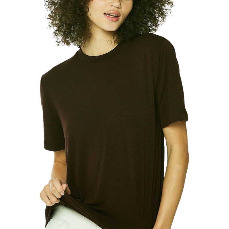 Eco Modal Tee Shirt - Chocolate
100% Micro Modal Breathable, Butta Soft. This tee shirt is great worn alone or as a layering The T-shirt everybody wants! Great layering Made in the USA
Eco Modal Tee Shirt - Chocolate
100% Micro Modal Breathable, Butta Soft. This tee shirt is great worn alone or as a layering The T-shirt everybody wants! Great layering Made in the USA
042020210002

$19.99
$19.99
$19.99
activewear tops, brown tee shirt, chocolate tee shirt, intimates, sandi_j size chart, tee shirt
Tee Shirt
S