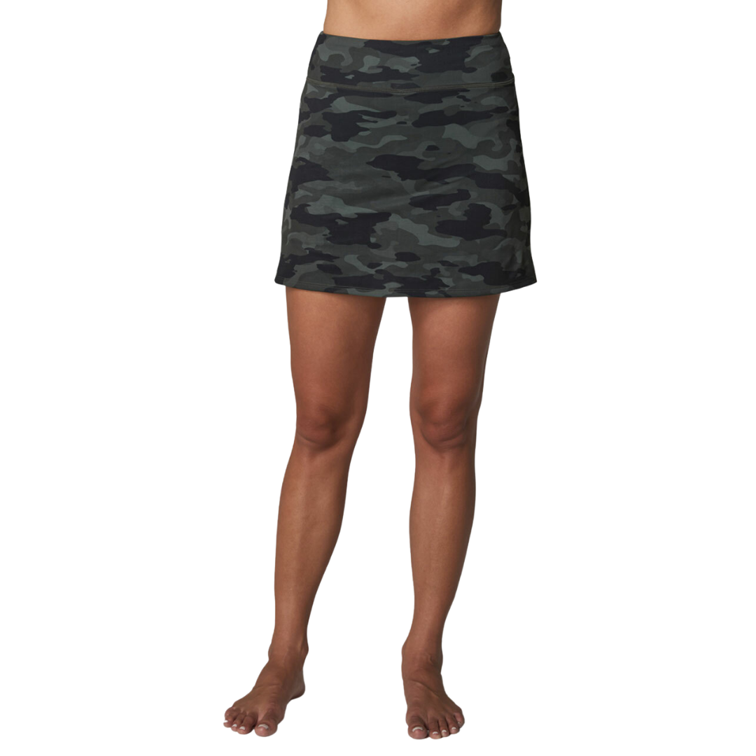 Perfect 15" Skort with Under Shorts - Camo
Why we love this: The cure to your camo cravings! Our Perfect skirt is irresistible in Olive Camo, complete with hidden pockets in the ultra-comfortable spandex shorts. Features: KiraGrace Symphony: Ultra soft, body-hugging, irresistible grin-proof pants High-rise, 15" length Short liner with side pocket Made in U.S.A. of imported fabric Fabric: KiraGrace Symphony: Poly/Spandex Ultra-Soft, smooth, and compressive Exceptional comfort and coverage Breathable and quic