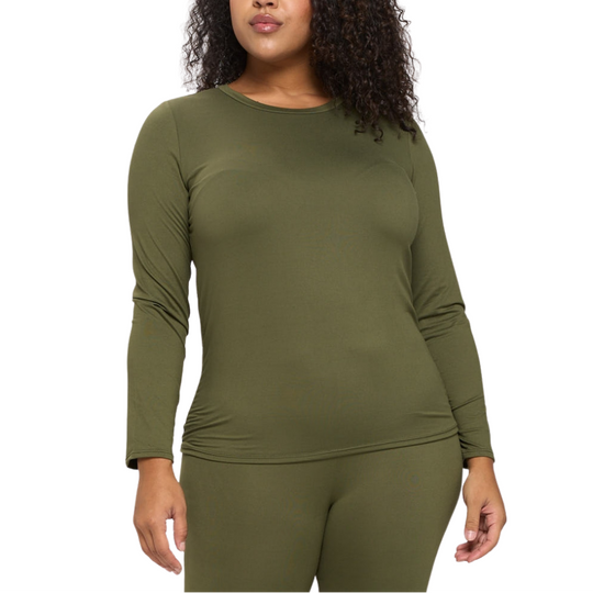 Solid Casual Loungewear Set - Olive
What's trending is beauty and comfort. This two piece set has a long sleeve oval neck top accompanied by full length leggings. Great for lounging and entertaining at home. Great holiday gift! Fabric & Care: 95% polyester, 5% spandex Machine wash cold with like colors Gentle cycle, do not bleach Tumble dry low Made in Mexico
Solid Casual Loungewear Set - Olive
This two piece set has a long sleeve oval neck top accompanied by full length leggings. Great for lounging and ent