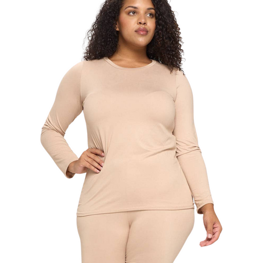Solid Casual Loungewear Set - Nude
What's trending is beauty and comfort. This two piece set has a long sleeve oval neck top accompanied by full length leggings. Great for lounging and entertaining at home. Great holiday gift! Fabric & Care: 95% polyester, 5% spandex Machine wash cold with like colors Gentle cycle, do not bleach Tumble dry low Made in Mexico
Solid Casual Loungewear Set - Nude
This two piece set has a long sleeve oval neck top accompanied by full length leggings. Great for lounging and enter