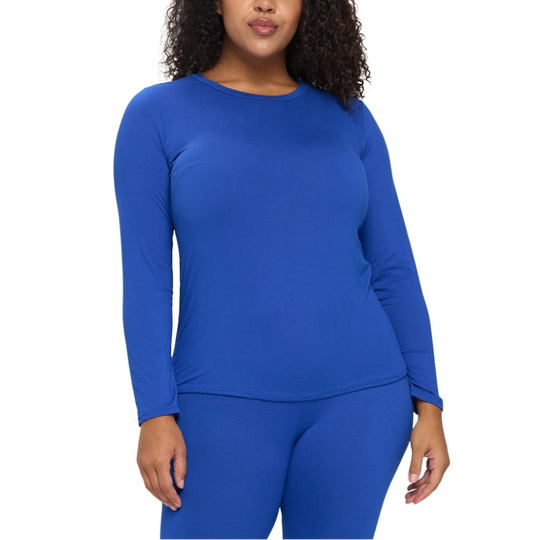 Solid Casual Loungewear Set - Royal Blue
What's trending is beauty and comfort. This two piece set has a long sleeve oval neck top accompanied by full length leggings. Great for lounging and entertaining at home. Great holiday gift! Fabric & Care: 95% polyester, 5% spandex Machine wash cold with like colors Gentle cycle, do not bleach Tumble dry low Made in Mexico
Solid Casual Loungewear Set - Royal Blue
This two piece set has a long sleeve oval neck top accompanied by full length leggings. Great for loungi