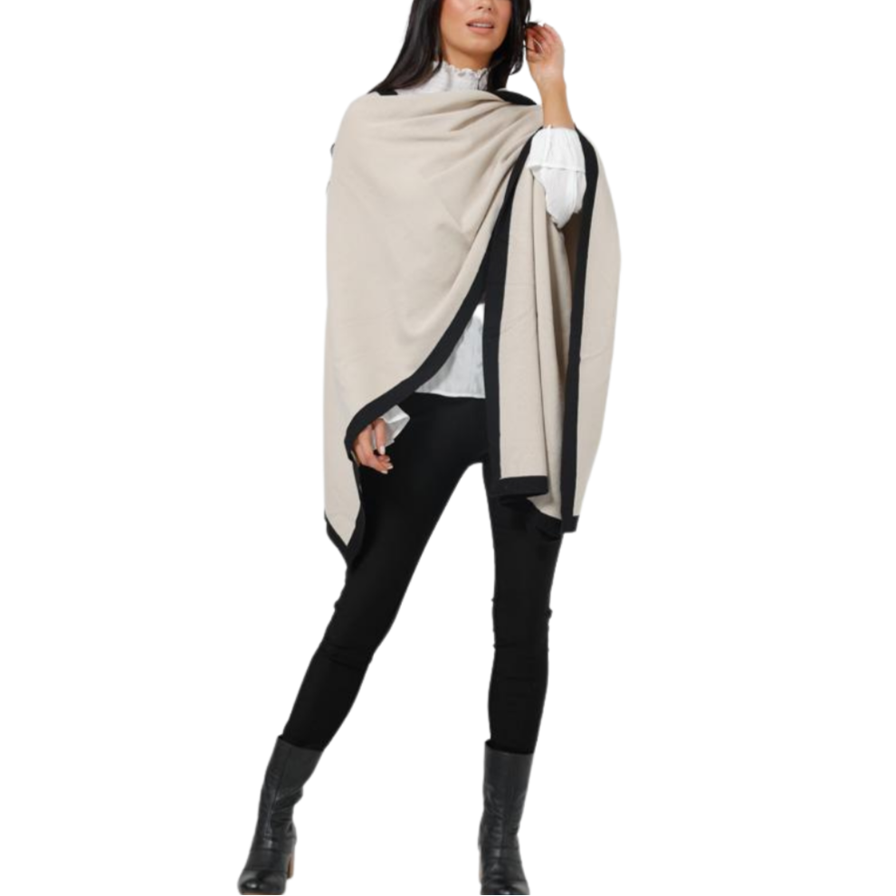 Colorado Cape - Ecru
A sumptuously soft cape with a striking two-tone palette, the Colorado Cape is the ultimate style for warming up this winter. The perfect piece for throwing on over jeans and boots - you'll achieve effortless style with ease. • Open front• Contrast rib neckline and hem• Fine knit• One size garment 72% Viscose28% Nylon Body Width: OS: 128cmLength: OS: 72cm Care: cold hand wash with like colors do not bleach do not tumble dry, do not ring or twist dry flat do not iron do not dry clean
Col