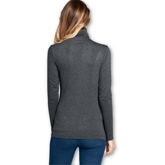 Long Sleeve Turtleneck Sweater - Grey
Women's basic long sleeve high turtleneck slim fit tees shirts top. Classic, plain, basic, turtleneck top, long sleeve, turtleneck style, slim fit, pullover, stretchy. Fabric & Content: • 96% rayon, 4% spandex • Care Instructions: Machine wash
Long Sleeve Turtleneck Sweater - Grey
Basic long sleeve high turtleneck slim fit tees shirts top. Classic, plain, basic, turtleneck top, long sleeve, turtleneck style, slim fit, pullover, stretchy. 
d38tp-grey

$27.99
$27.99
$27.9