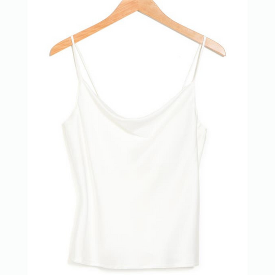Silky Satin Solid Camisole - Ivory
Update your basics collection with this chic and versatile tank top that is construction from silky satin. 26" length (size S) Cowl neck Spaghetti straps Solid Woven 97% polyester, 3% spandex Machine wash cold, line dry Imported
Silky Satin Solid Camisole - Ivory
Tank top from silky satin. 26" length (size S) Cowl neck Spaghetti straps Solid Woven 97% polyester, 3% spandex Machine wash cold, line dry Imported
3892tp

$40
$40
$40
blouse, camisole, ivory blouse, ivory silk t