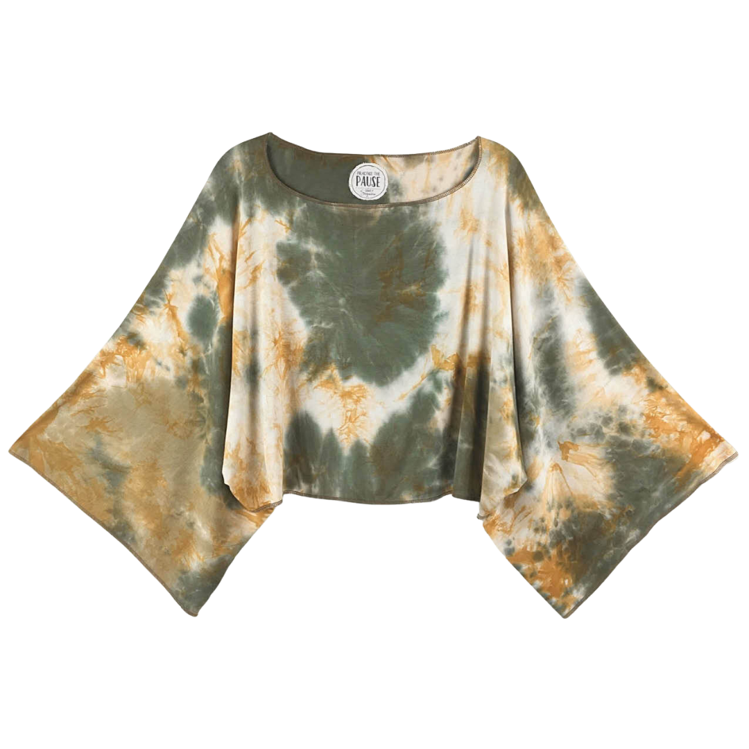 Paisley Tie Dye Top - Octillo
Feel Zenful in our relaxed, loose fitting, Hand Tie-Dyed Midriff Top. Each garment is adorned with an unique, inspirational sentiment. Our exclusive fabric is made from the softest Rayon/Spandex material. One of a kind Exclusive Handmade Rayon/Spandex One Size Fits Most (16"L) Hand Wash Cold Inspirational sentiment shape - Round
Paisley Tie Dye Top - Octillo
Feel Zenful in our relaxed, loose fitting, Hand Tie-Dyed Midwaist Top. Garment is adorned with an unique, inspirational s