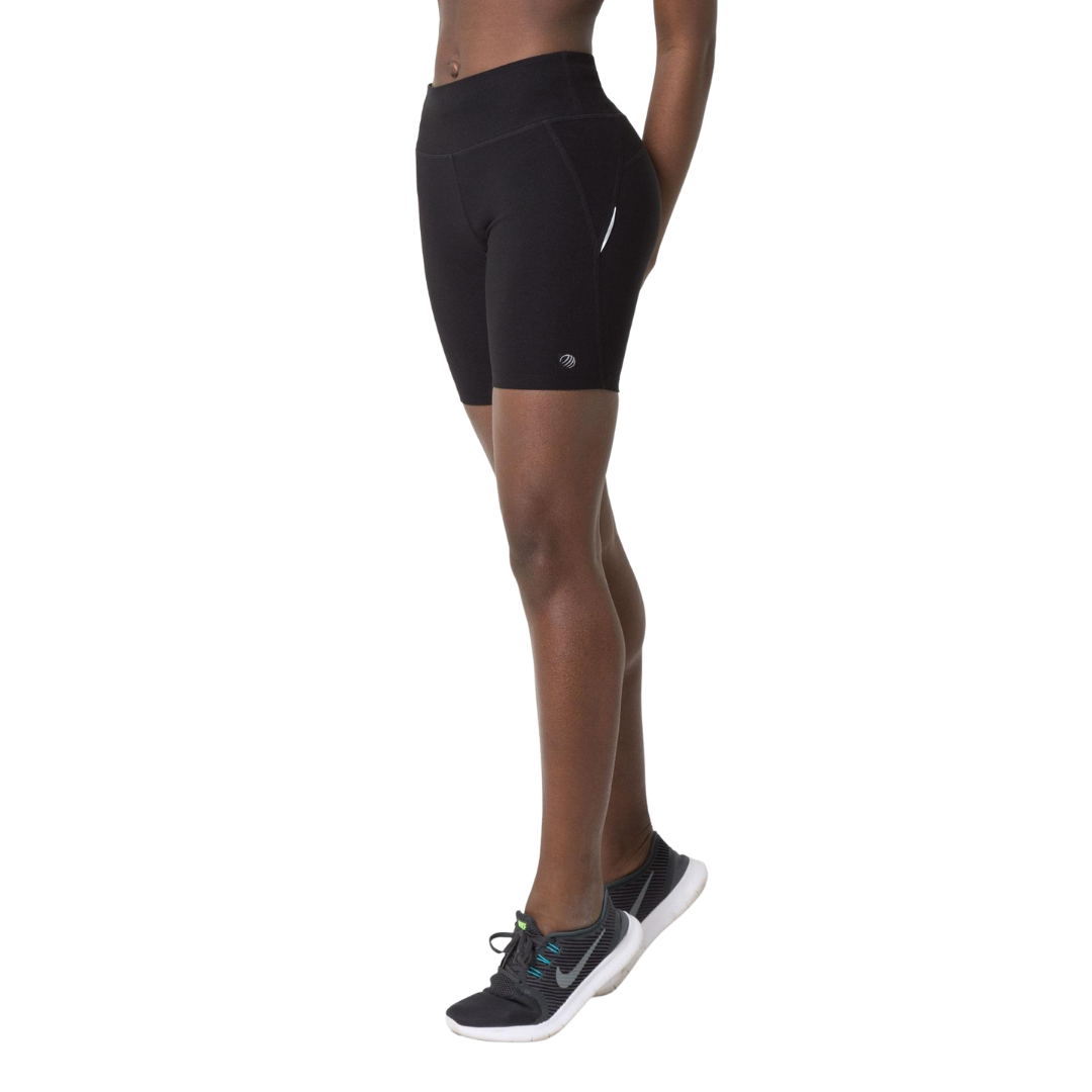 Electron Essential Performance 8" Shorts
Electron Essential Performance 8" Shorts Designed to perform, this longer cut style in 4-way stretch fabric offers a fuller coverage fit, hitting at the mid-thigh.Subtle reflective details catch the light for heightened visibility, keeping you safe on evening runs. This fitted design sculpts your shape and keeps your muscles engaged, perfect for your next sweat session. FEATURES Performance Jersey An advanced fabric blend with 4-way stretch, shape retention & moistur