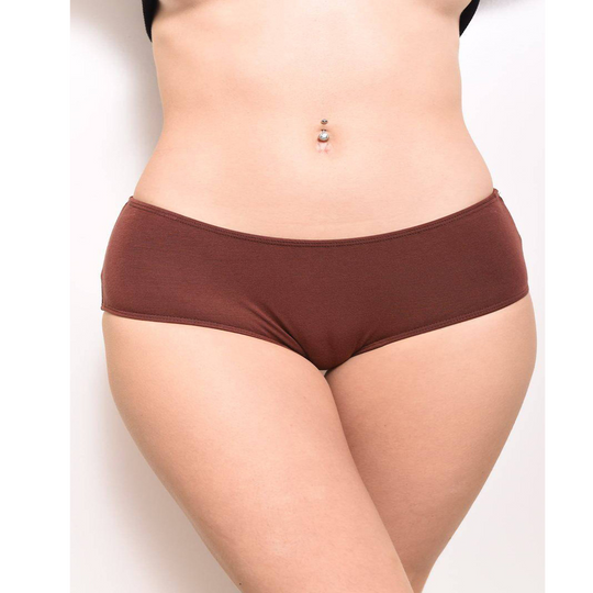 Eco-Modal Underwear - Briefs - Cinnamon
Eco-Modal Underwear Introducing our very own eco-modal underwear by SJ Intimates. Modal fabric is breathable and very absorbent which is why they are perfect for our underwear. You will love how they feel against your body and the amazing fit. Word of advice, pick up more than one because you will want to wear these every day. Around here we consider them luxury intimates!
Eco-Modal Underwear - Briefs - Cinnamon
Our very own eco-modal underwear, Modal underwear is sof