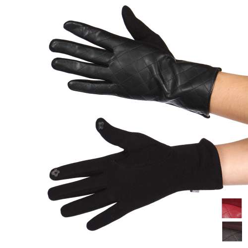 Quilted Faux Leather Gloves
Faux Leather Quilted gloves with touch screen capability. 60% Acrylic, 40% Polyester 1.8oz
Quilted Faux Leather Gloves
Faux Leather Quilted gloves with touch screen capability. 60% Acrylic, 40% Polyester 1.8oz
GL1120

$19.99
$19.99
$19.99
gloves
Gloves
Apexx/Fashionunic
$19.99
$19.99
$19.99
Color: Black


Le' Diva Boutique Store