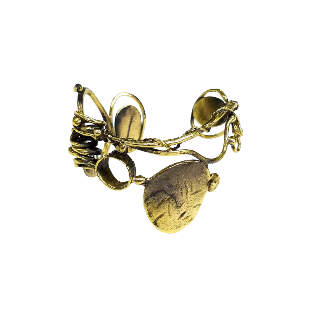 Abstract Adjustable Bangle Bracelet – Le' Diva Boutique Store