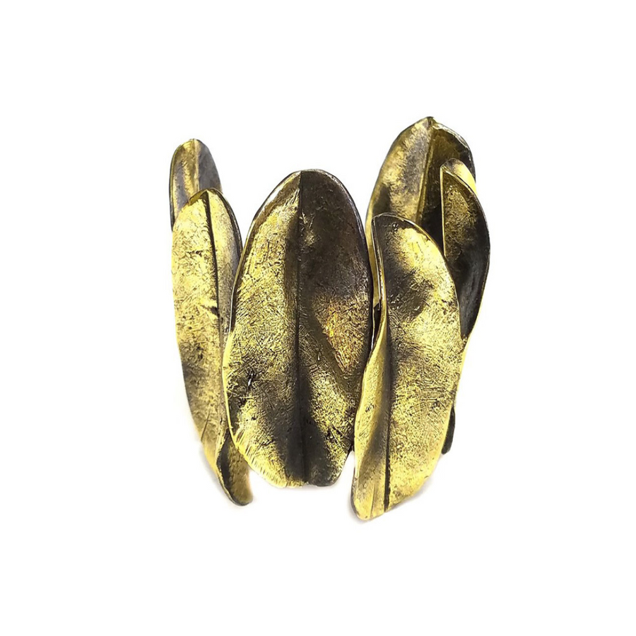 Chanour - Handmade Clear Crystal Brass Ring - 6988