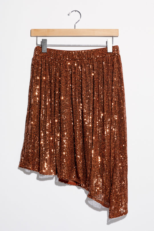 Last Dance Sequin Asymmetrical Hem Skirt
Add a touch of sparkle to any look with this effortless, sequin-adorned mini skirt featured in a high-rise, asymmetrical design for added dimension. Fully lined Pleating throughout Asymmetrical bottom hem Care/Import Hand Wash Cold Import Measurement for size small Waist: 29.5 in Length: 27.75 in Fabric content: 92% Nylon Lining: 100% Polyester 8% Elastane
Last Dance Sequin Asymmetrical Hem Skirt
Add a touch of sparkle to any look with this effortless, sequin-adorned