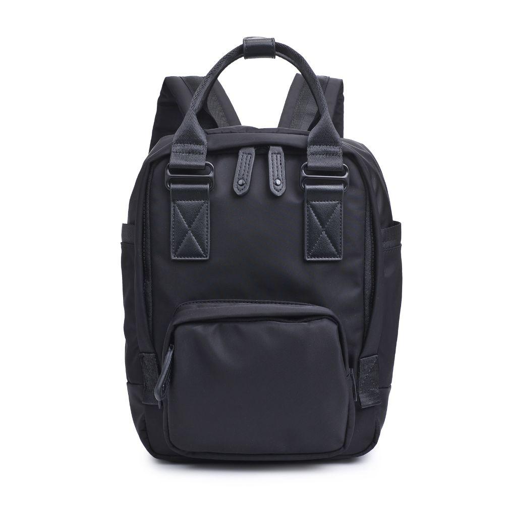 Iconic Backpack Small - Black
Make your mark on the world by making the most of each day. Waking up on the right side of the bed and seeing the glass as half full are mindsets that make you iconic. Live with a focus on the future. Your backpack should be the only reason you look to see what’s behind you. Item Type: Backpack Material: Nylon Closure: Zipper Handle Drop: 4" Exterior Details: Front zip compartment, 2 side slip pockets, 2 back zip pockets, cushioned back panel Inside Features: Water-repellent ny