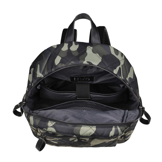 Motivator Water Repellent Backpack - Camo
Be the best version of you! The Motivator backpack is equipped with two exterior side pockets for whatever fuels you, plus a key ring and interior pockets so you never have to think twice about what's where. Crafted from performance water repellent nylon, this is one backpack that will always keep pushing as hard as you do. Item Type: Backpack Material: Nylon Closure: Zipper Handle Drop: 11" Exterior Details: Quilted Design, 2 side slip pockets with snap closure, 1